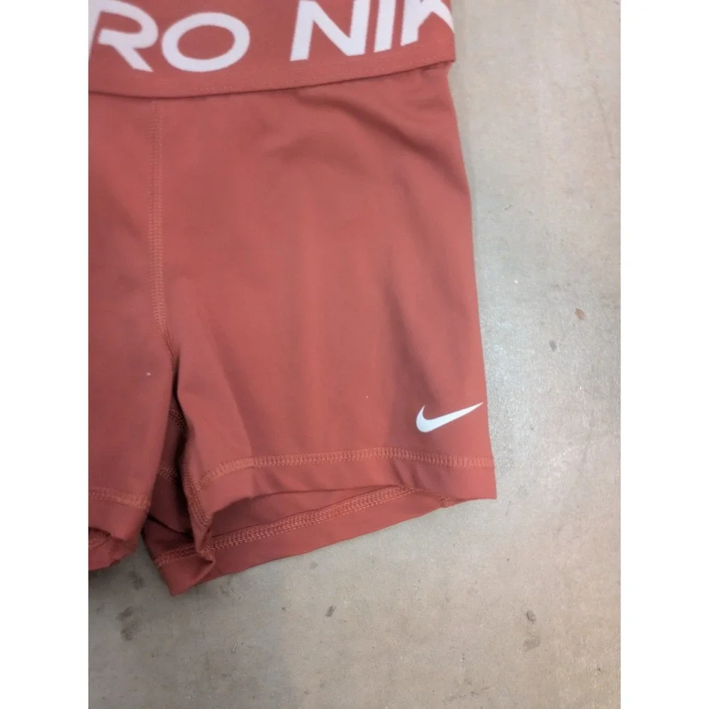 Nike Pro Shorts Women's S Adobe Pink 3 Inch Compression Training